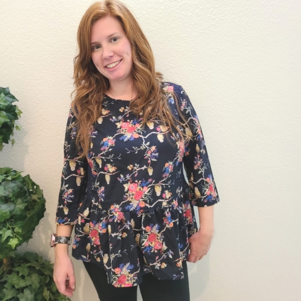 Maison Jules Owl 🦉 Patterned Blouse